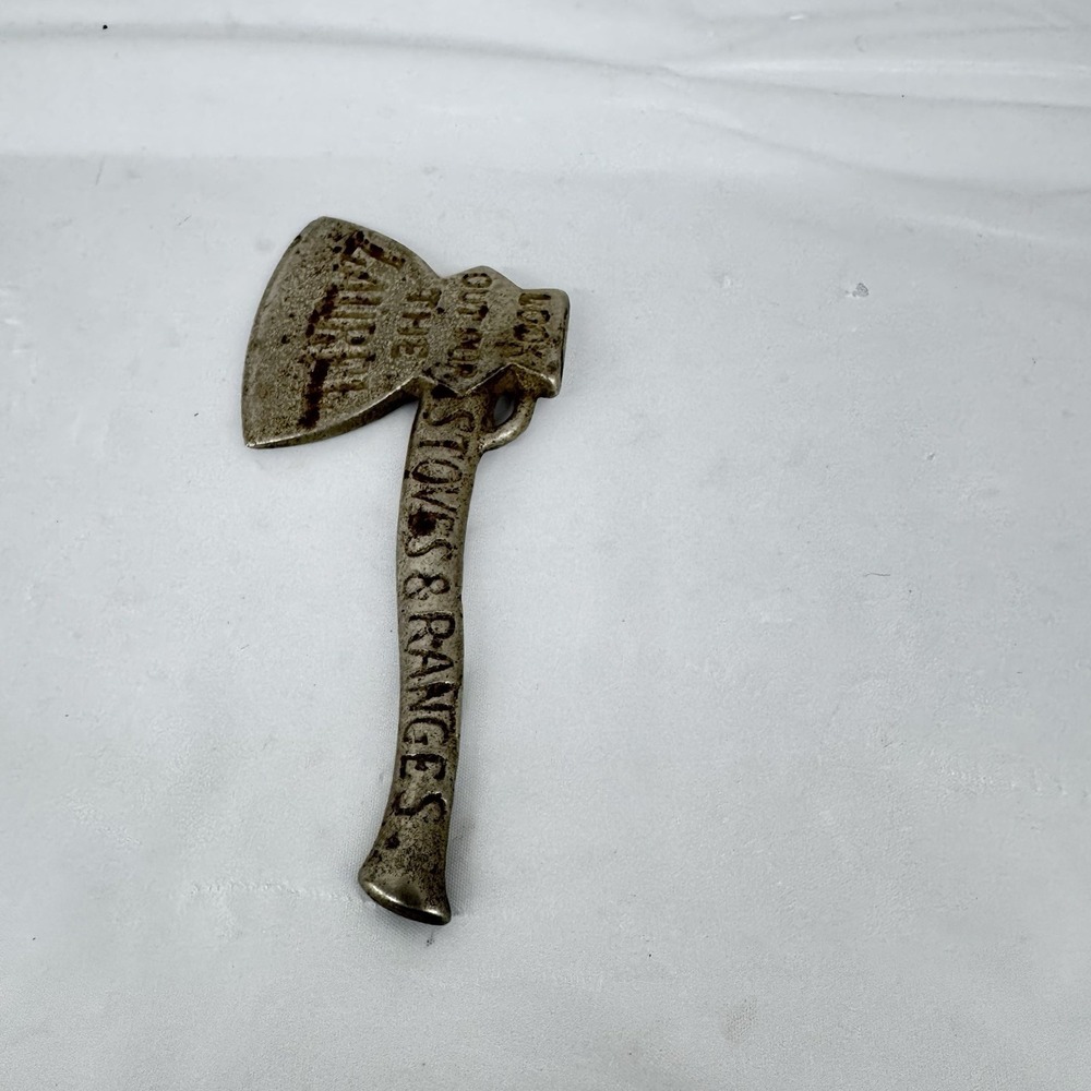 Vintage Laurel Stoves Ranges‎ Art Stove Company Advertising Axe Hatchet